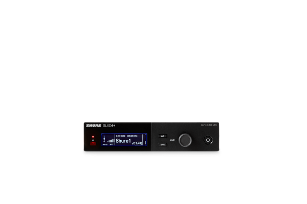 SLX-D+ DIGITAL WIRELESS RECEIVER, SINGLE CHANNEL HALF RACK